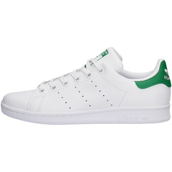 Scarpe Unisex bambino Sneakers adidas Originals - Stan smith j bianco M20605 Bianco