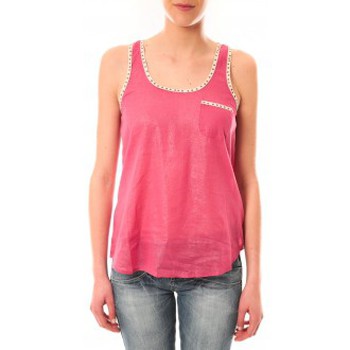 Abbigliamento Donna Top / T-shirt senza maniche Lara Ethnics Débardeur Ambre Rose Rosa