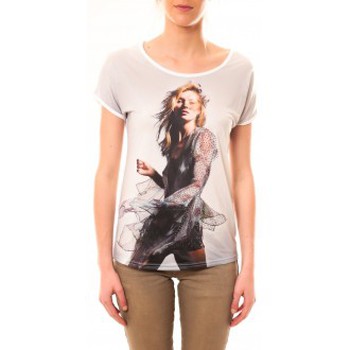 Abbigliamento Donna T-shirt maniche corte By La Vitrine Tee-shirt MC1497 Blanc Bianco