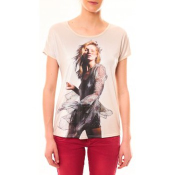 Abbigliamento Donna T-shirt maniche corte By La Vitrine Tee-shirt MC1497 Rose Rosa