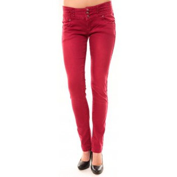 Abbigliamento Donna Jeans dritti Dress Code Jeans Rremixx RX320 Rouge Rosso