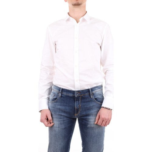 Abbigliamento Uomo Camicie maniche lunghe Antony Morato MMSL00525-FA440023 Bianco