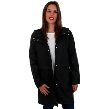 Abbigliamento Donna giacca a vento Vero Moda 10206601 VMFRIDAY 3/4 COATED JACKET BLACK Nero
