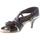 Scarpe Donna Sandali L'autre Chose donna sandalo in nappa NERO con nodo. Tacco 5,5 cm Nero