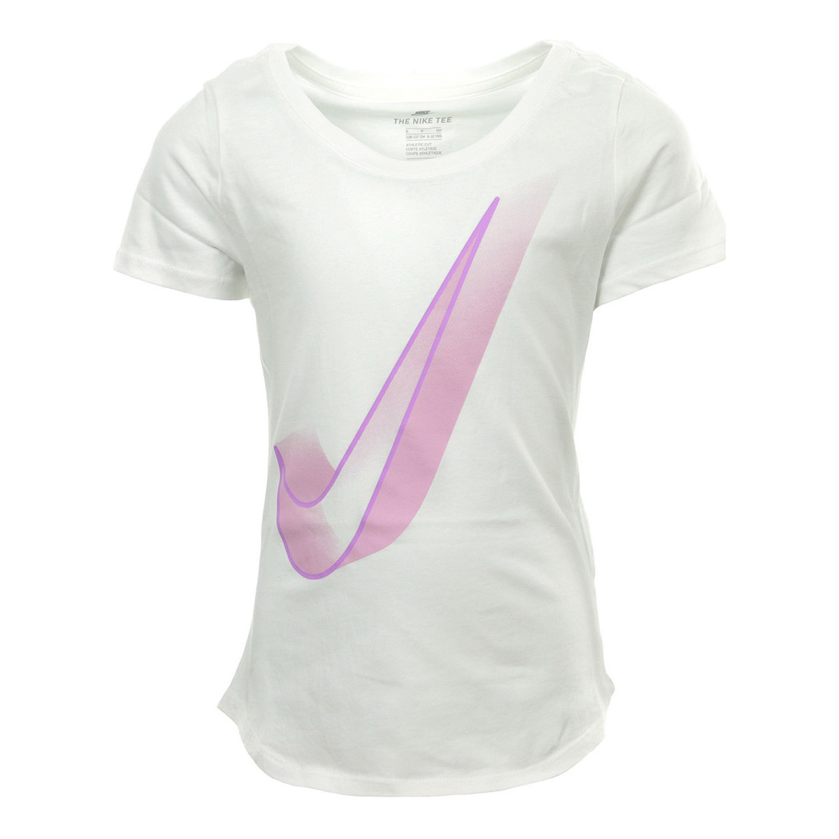Abbigliamento Bambina T-shirt maniche corte Nike Kids Nsw Tee Scoop Interstellar Bianco