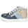 Scarpe Bambino Sneakers alte GBB AMOS Blu / Grigio