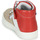 Scarpe Bambino Sneakers alte GBB AMOS Beige / Bianco / Rosso