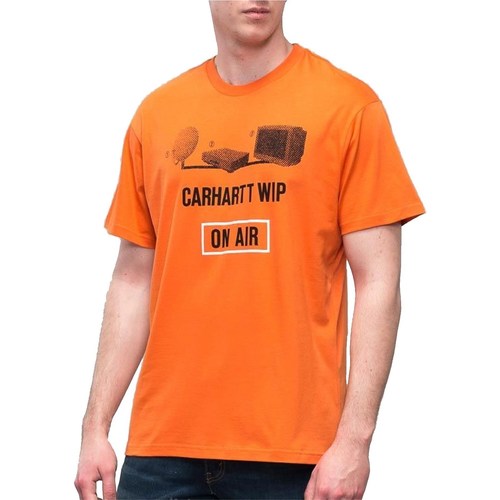 Abbigliamento Uomo T-shirt maniche corte Carhartt I025056-S-S-ON-AIR-T-SHIRT Arancio