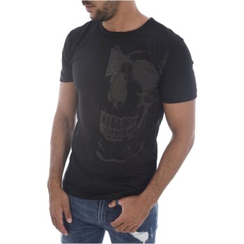 Abbigliamento Uomo T-shirt maniche corte Goldenim Paris maniche corte 1462-2 - Uomo Nero