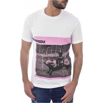 Abbigliamento Uomo T-shirt maniche corte Dsquared maniche corte S71GD0713 - Uomo Bianco