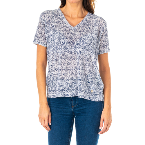 Abbigliamento Donna T-shirts a maniche lunghe La Martina JWS011-F7196 Blu