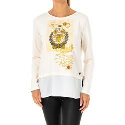 Abbigliamento Donna T-shirts a maniche lunghe La Martina KWRG30-00002 Bianco