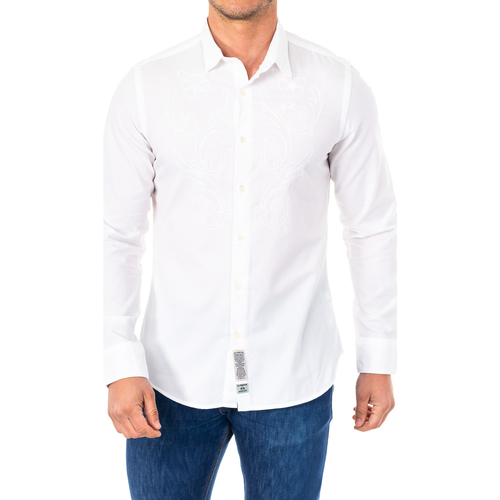 Abbigliamento Uomo Camicie maniche lunghe La Martina LMC305-00001 Bianco