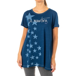 Abbigliamento Donna T-shirts a maniche lunghe La Martina LWR304-D7002 Blu
