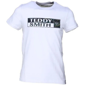 Abbigliamento Bambino T-shirt & Polo Teddy Smith 61006036D Bianco
