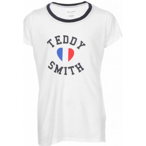Abbigliamento Bambina T-shirt & Polo Teddy Smith 51005733D Bianco