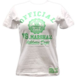 Abbigliamento Donna T-shirt maniche corte Sweet Company T-shirt US Marshall Blanc florida Bianco