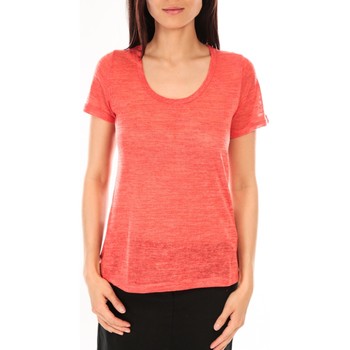 Abbigliamento Donna T-shirt maniche corte By La Vitrine T-Shirt BLV07 Corail Arancio
