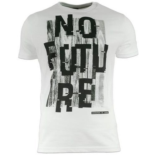Abbigliamento Uomo T-shirt maniche corte Monotox NO Future Dirt 2019 Bianco