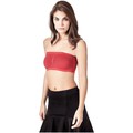 Image of Camicetta Guess Top Bandeau Curl Rouge W82Z19