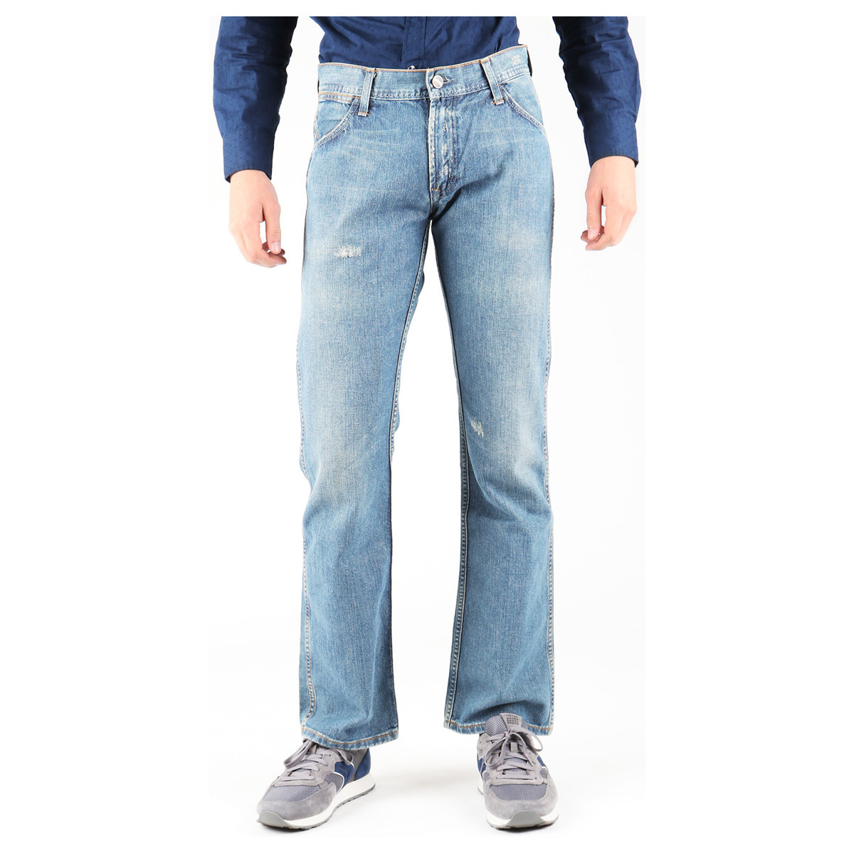 Abbigliamento Uomo Jeans dritti Wrangler Dayton W179EB497 Blu
