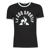 Abbigliamento Uomo T-shirt maniche corte Le Coq Sportif ESS Tee SS N°3 M Nero / Bianco