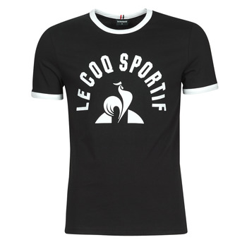 Abbigliamento Uomo T-shirt maniche corte Le Coq Sportif ESS Tee SS N°3 M Nero / Bianco