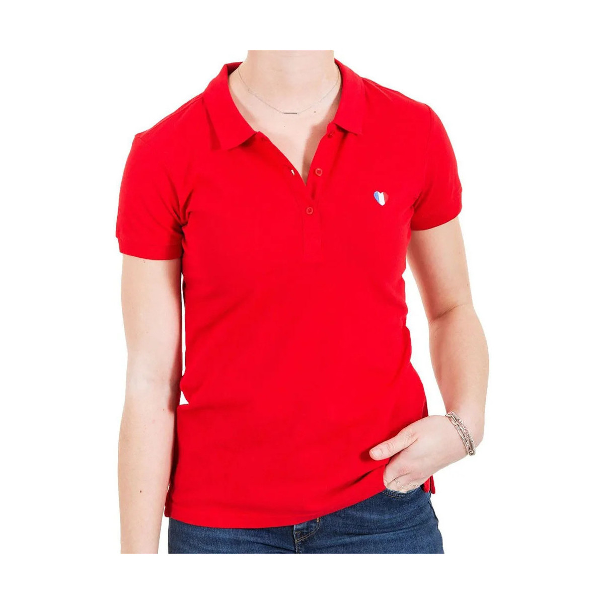 Abbigliamento Donna T-shirt & Polo Teddy Smith POLO  PILOCO Rosso