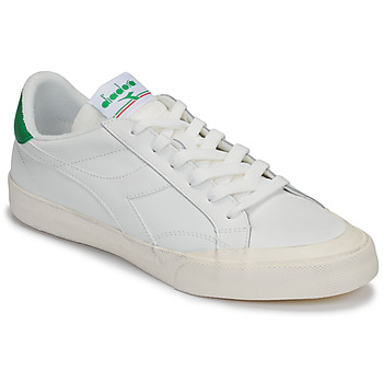 Scarpe Donna Sneakers basse Diadora MELODY LEATHER DIRTY Bianco / Verde