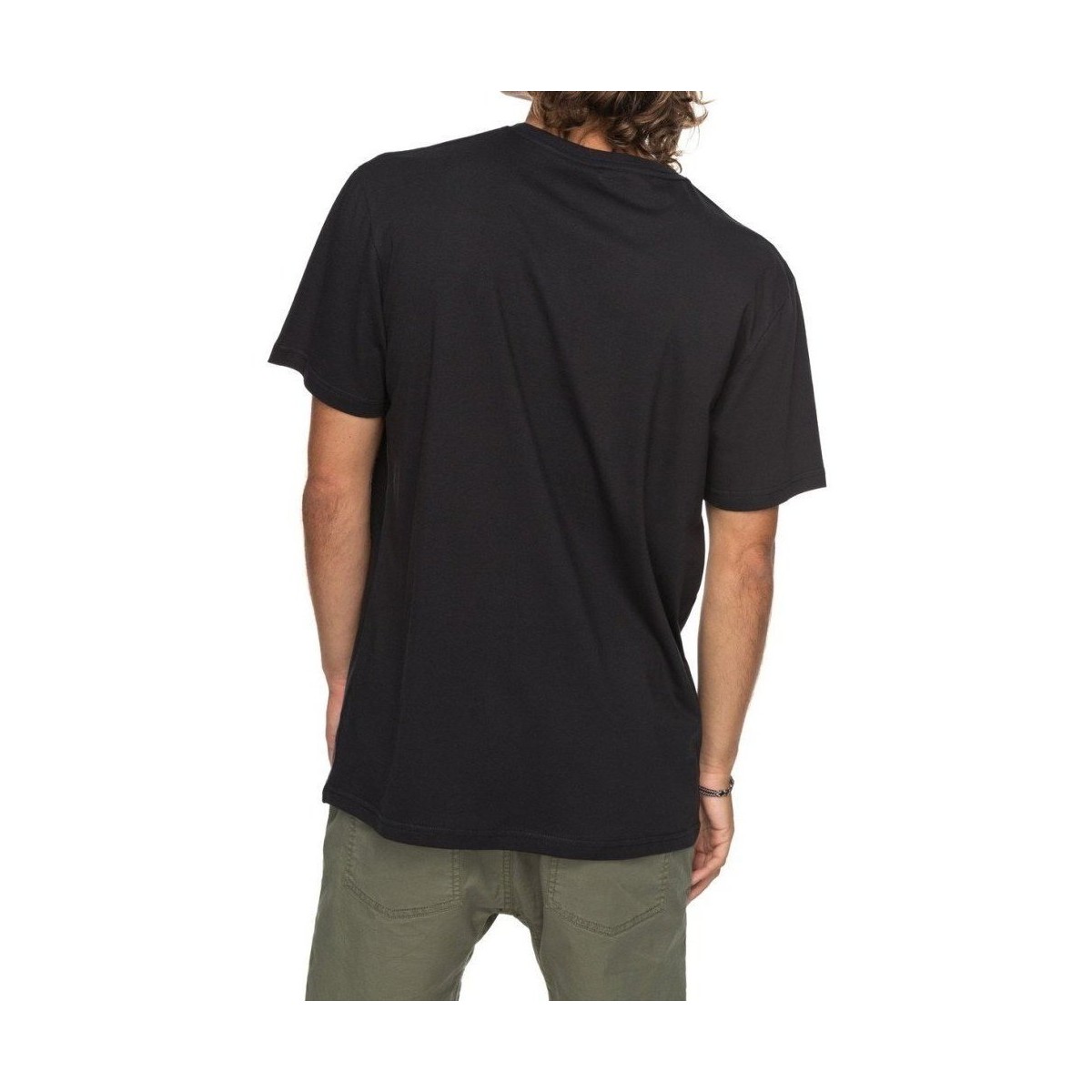 Abbigliamento Uomo T-shirt maniche corte Quiksilver T-Shirt Uomo Classic Morning Slides Nero
