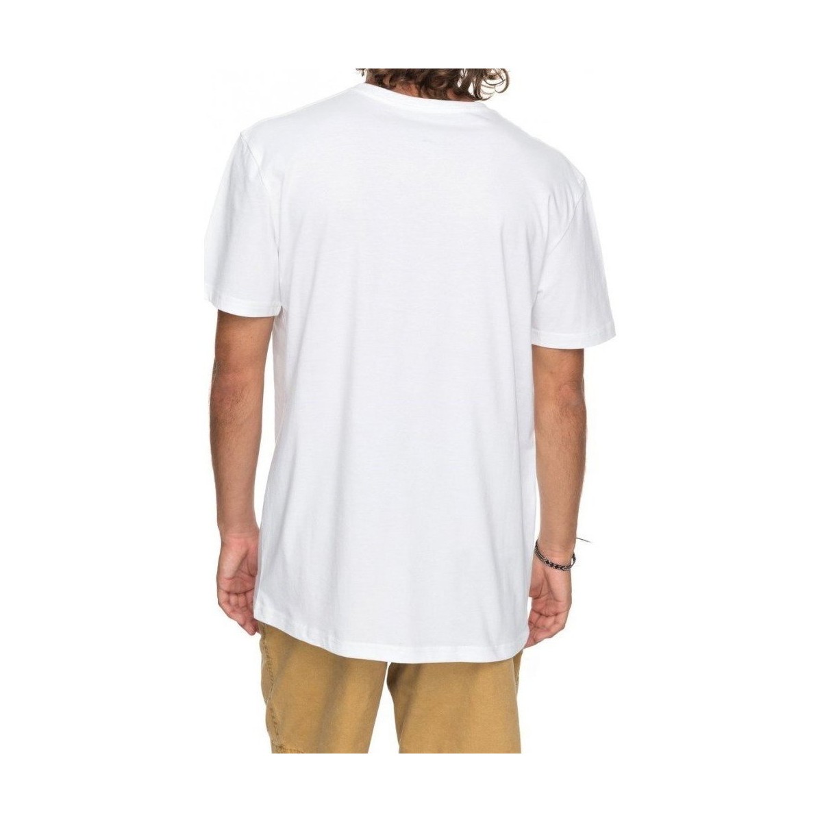 Abbigliamento Uomo T-shirt maniche corte Quiksilver T-Shirt Uomo Classic Sayin Bianco