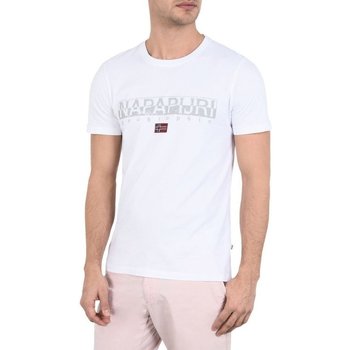 Abbigliamento Uomo T-shirt maniche corte Napapijri Malia Uomo Sapriol Bianco