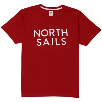 Abbigliamento Uomo T-shirt maniche corte North Sails T-shirt Uomo TMM USA Rosso