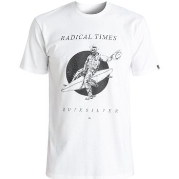 Abbigliamento Uomo T-shirt maniche corte Quiksilver T-Shirt Classic Space Cowboy Bianco