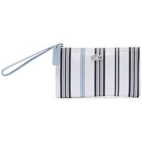 Accessori Donna Accessori sport Lacoste Borsa donna Striped Clutch Bag Bianco