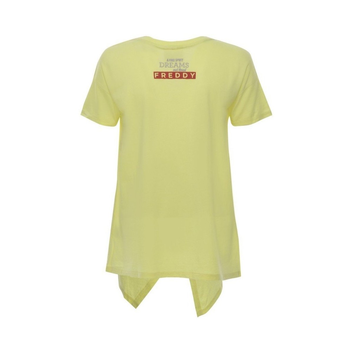 Abbigliamento Donna T-shirt maniche corte Freddy T-Shirt Donna Coda Giallo