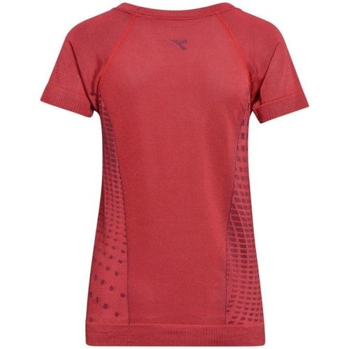 Abbigliamento Donna T-shirt maniche corte Diadora T-Shirt Running Donna Skin SS Rosa