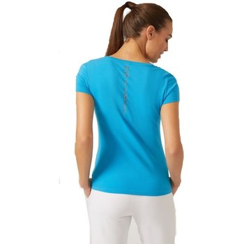 Abbigliamento Donna T-shirt maniche corte Emporio Armani EA7 T-Shirt Donna Training Graphic Blu