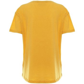 Abbigliamento Donna T-shirt maniche corte Freddy T-Shirt Donna Maniche Corte Stampa Degradé Giallo