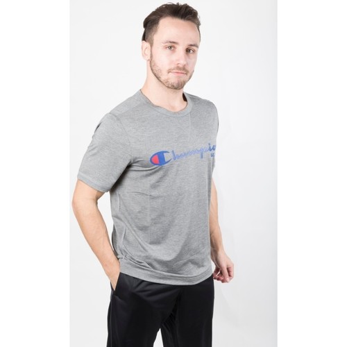 Abbigliamento Uomo T-shirt maniche corte Champion T-Shirt Uomo Pro Tech Logo Grigio