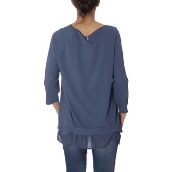 Abbigliamento Donna T-shirts a maniche lunghe Deha Maglia Donna Maniche 3/4 Blu