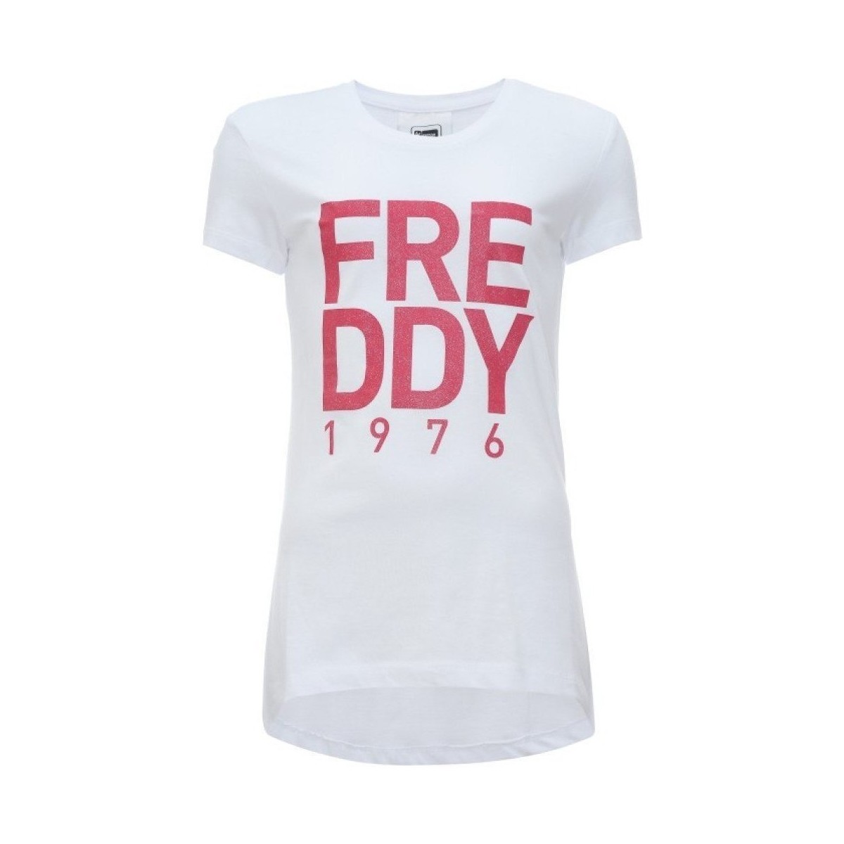 Abbigliamento Unisex bambino T-shirt maniche corte Freddy T-Shirt Bambina Scritta Glitter Bianco