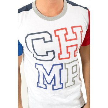 Abbigliamento Uomo T-shirt maniche corte Champion T-Shirt Uomo Varsity Bianco