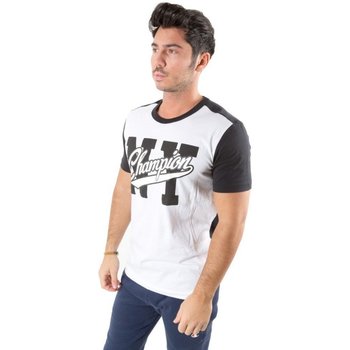 Abbigliamento Uomo T-shirt maniche corte Champion T-Shirt Uomo Varsity NY Bianco