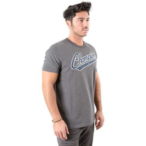 Abbigliamento Uomo T-shirt maniche corte Champion T-Shirt Uomo Varsity Grigio