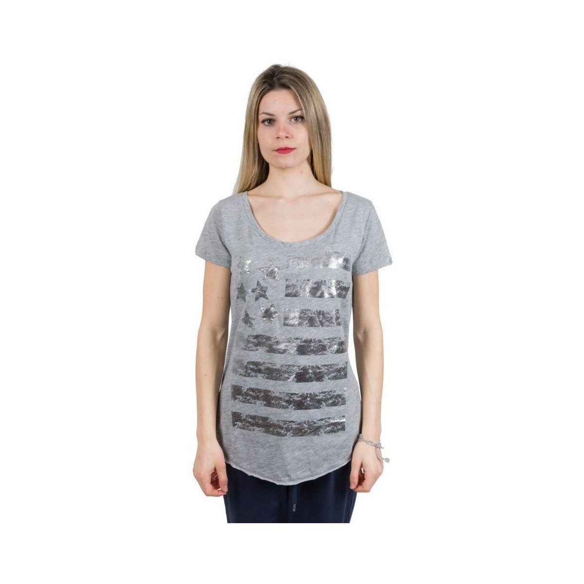Abbigliamento Donna T-shirt maniche corte Everlast T-Shirt donna Light Jersey Grigio