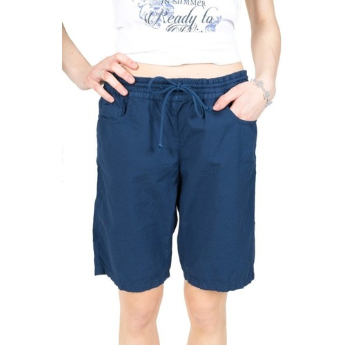 Abbigliamento Donna Shorts / Bermuda Champion Pantaloncini Short Heritage Revolution Poplin Blu