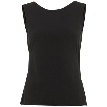Abbigliamento Donna Top / T-shirt senza maniche Deha Canotta Donna Stretch Incrocio Nero