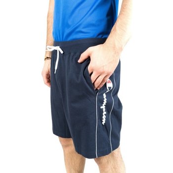 Abbigliamento Uomo Shorts / Bermuda Champion Bermuda Uomo Projersey Scritta Laterale Blu