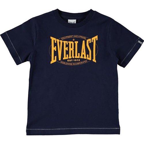 Abbigliamento Unisex bambino T-shirt maniche corte Everlast T-shirt bambino Authentic jersey Blu